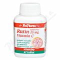 MEDPHARMA RUTIN 25MG+VITAMIN C TBL.67