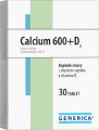 Calcium 600+D3 Generica tbl.30